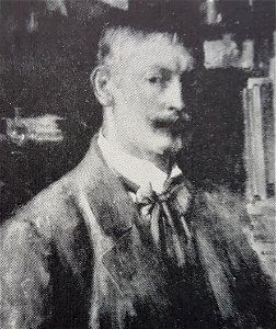 Axel Kulle 1846-1908 självporträtt