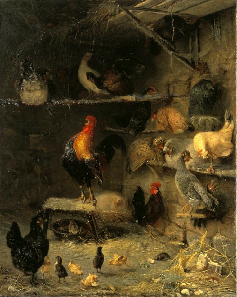 Axel Raab - Morning in the Hen-House - NM 4802 - Nationalmuseum