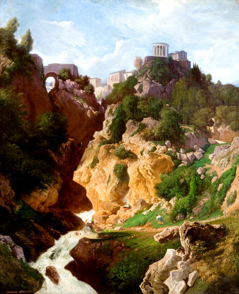 Awit Szubert - Temple of Vesta in Tivoli - MNK II-a-103 - National Museum Kraków