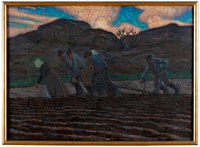 Axel Sjöberg - Farmwork on the Seaward Skerries I - NM 2090 - Nationalmuseum