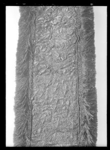 Axelgehäng svart satin - Livrustkammaren - 1654
