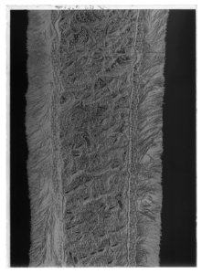 Axelgehäng svart satin - Livrustkammaren - 78699-negative