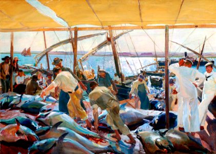 Ayamonte. La pesca del atún, por Joaquín Sorolla