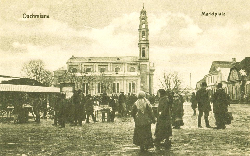 Ašmiany, Rynak-Halšanskaja. Ашмяны, Рынак-Гальшанская (1916) (2)
