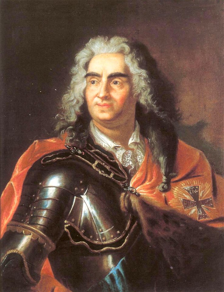 Aŭgust Mocny. Аўгуст Моцны (L. Silvestre, 1718)
