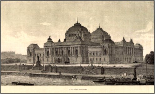 Az állandó országház. Mo. és a Nagyvilág, 1883