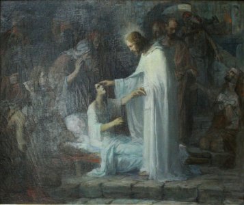 Azéma-Jésus guérissant les malades