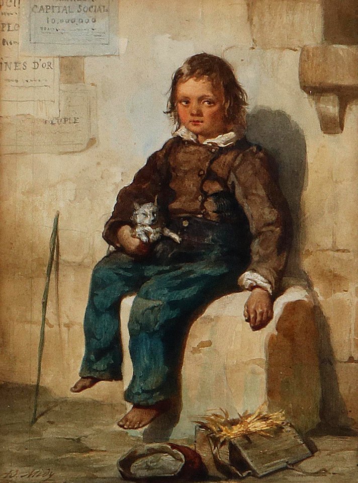 B Midy Knabe und Hündchen