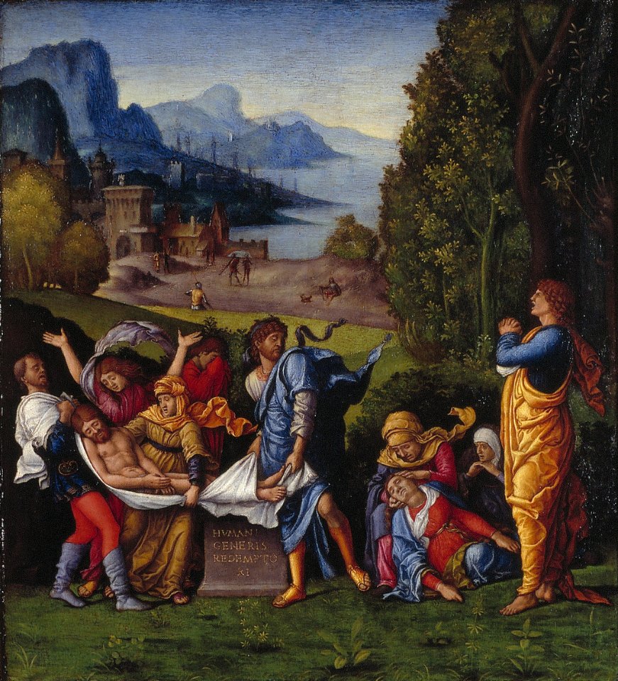 B. Parenzano - De graflegging van Christus - NK2820 - Cultural Heritage Agency of the Netherlands Art Collection