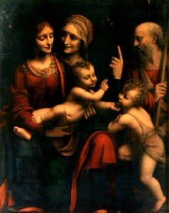 B Luini Sacra Famiglia con S Giovannino S Anna Milano Ambrosiana