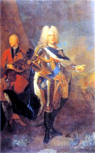 Aŭgust Mocny. Аўгуст Моцны (L. Silvestre, 1723)