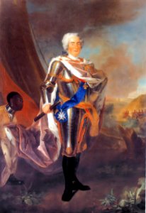 Aŭgust Mocny. Аўгуст Моцны (L. Silvestre, 1737)