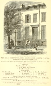 B'nai Jeshurun Ladies' Benevolent Society, New York City, Valentine's Manual