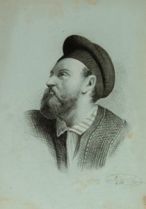 B. Bergmann - Portret moža s čepico