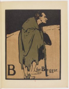 B for Beggar - An Alphabet by William Nicholson (1899)