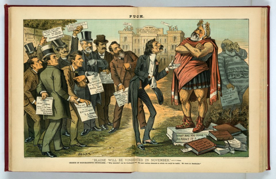 Blaine will be vindicated in November -N.Y. Tribune - Gillam. LCCN2011661830