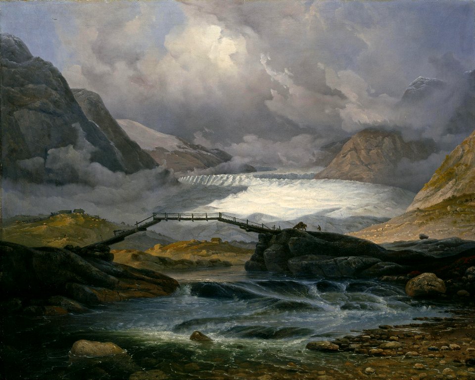 Knud Baade - Nigardsbreen i Justedalen - NG.M.04486 - National Museum of Art, Architecture and Design