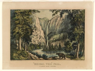 Bridal Veil Fall- Yo-semite Valley, California LCCN90712477