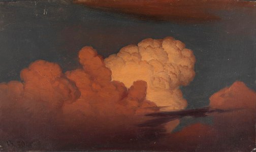 Knud Baade - Cloud Study - NG.M.02673 - National Museum of Art, Architecture and Design