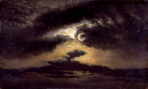 Knud Baade - Clouds in Moonlight - NG.M.02666 - National Museum of Art, Architecture and Design
