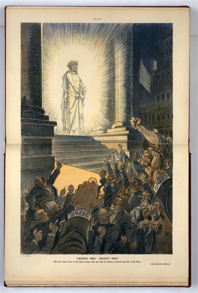 Crucify him! Crucify him! - Kep. LCCN2011649479