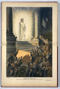 Crucify him! Crucify him! - Kep. LCCN2011649479