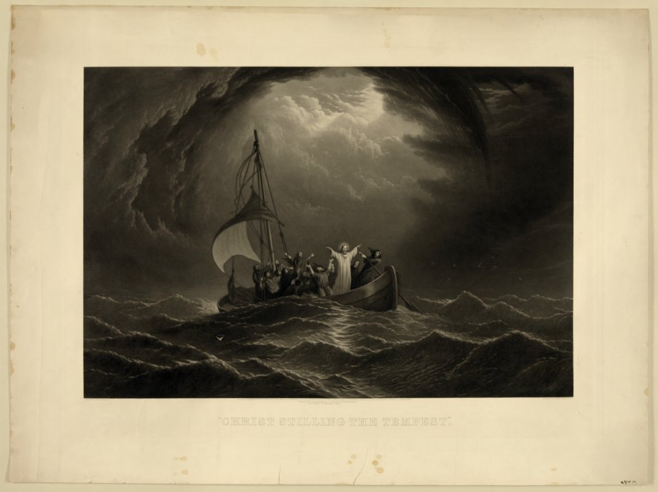 Christ stilling the tempest - painted by James Hamilton ; engraved by Samuel Sartain, Phila. LCCN2006677468