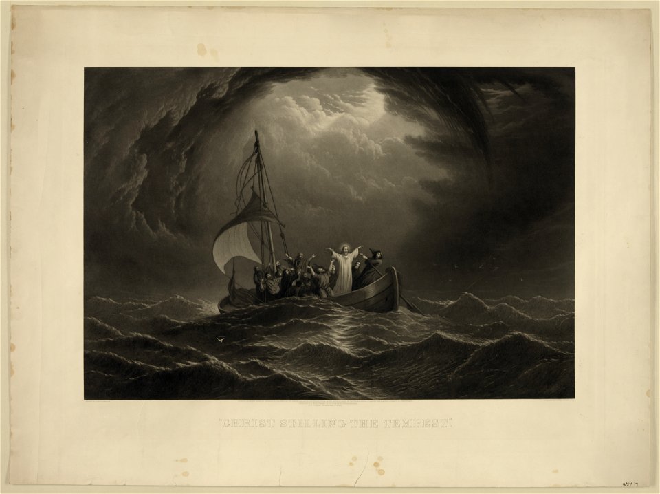 Christ stilling the tempest - painted by James Hamilton ; engraved by Samuel Sartain, Phila. LCCN2006677468