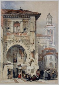 Correo de los moros. Granada - David Roberts