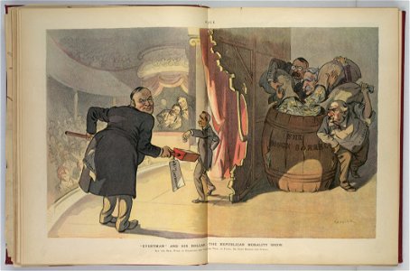 Everyman and his dollar - the Republican morality show - Keppler. LCCN2011645934