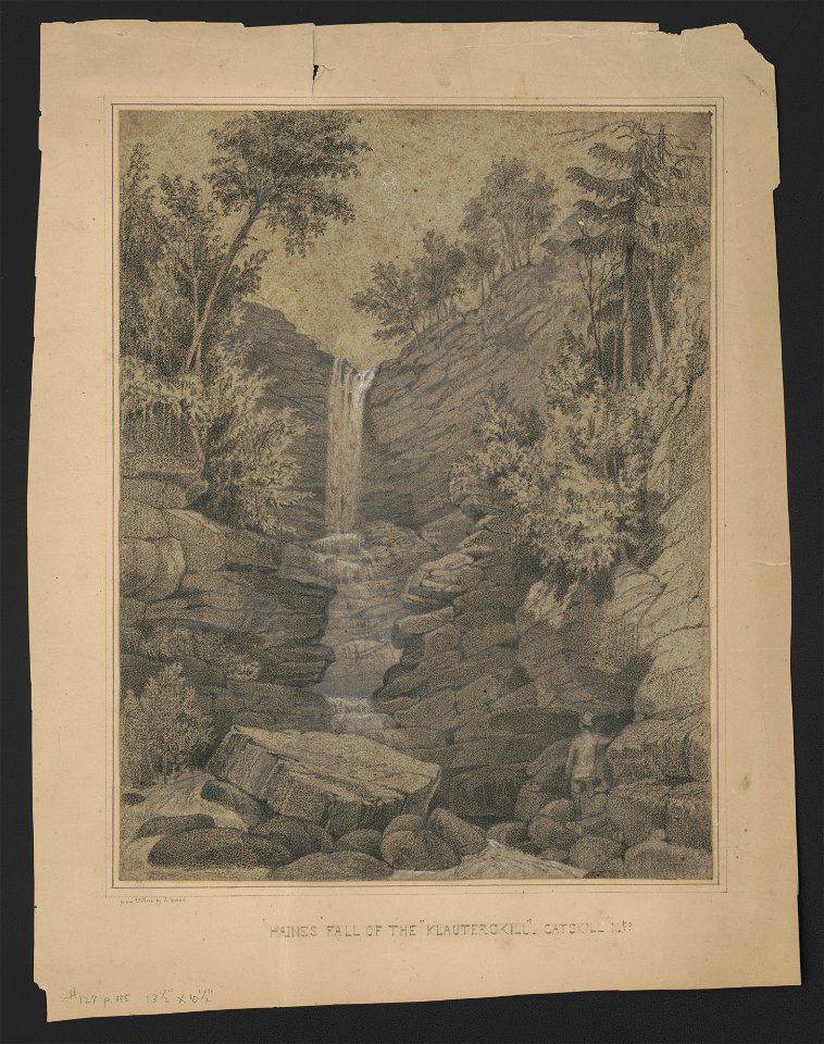 Haines fall of the Klauterskill. Catskill Mts. LCCN2016649117