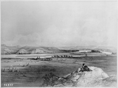 Fort Pierre (South Dakota) and the Adjacent Prairie, 1832 - 1834 - NARA - 530981