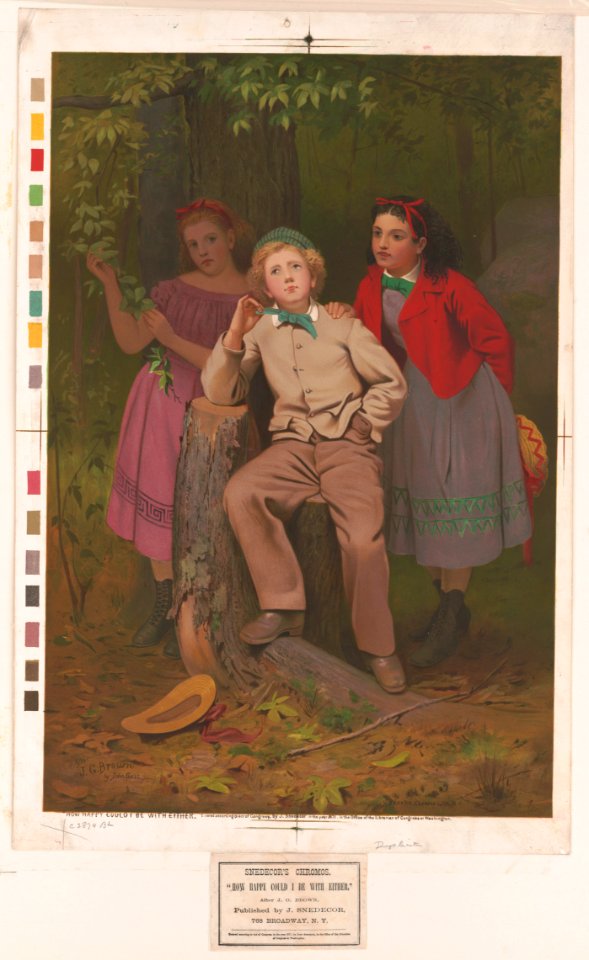 How happy could I be with either - after J.G. Brown by John Gast ; H. Bencke, Chromo. Lith. N. LCCN2012648918