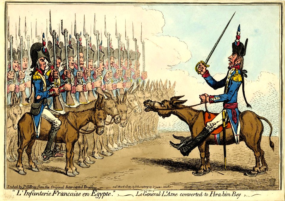 L'infanterie Francaise en Egypte.-Le genéral L'Asne converted to Ibrahim Bey. (BM 1851,0901.962)