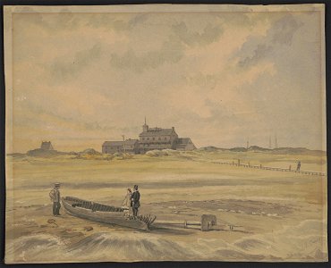 Holtzken Hotel, Brigantine Beach, 1855 - Jas. F. Queen. LCCN2016649116
