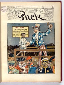 Make me an offer, gentlemen! - Frank A. Nankivell. LCCN2011647244