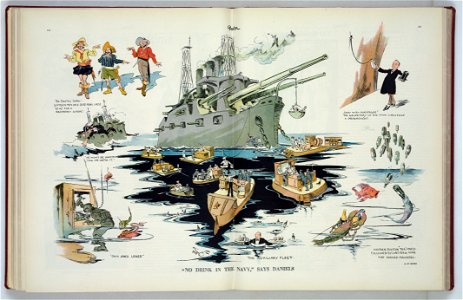 No drink in the Navy, says Daniels - Hy Mayer ; by Hy Mayer. LCCN2011649785