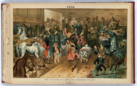 Puck is not going to be left - he has a horse-show of his own - Gillam. LCCN2012645535