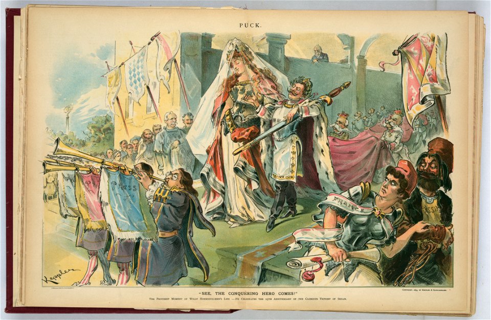 See, the conquering hero comes! - Keppler. LCCN2012648561
