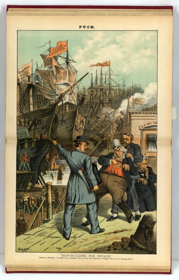 Ship-building for repairs - Gillam. LCCN2011661752