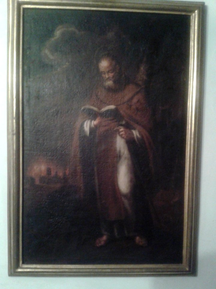 Santo . Pintura tenebrista. S. XVII