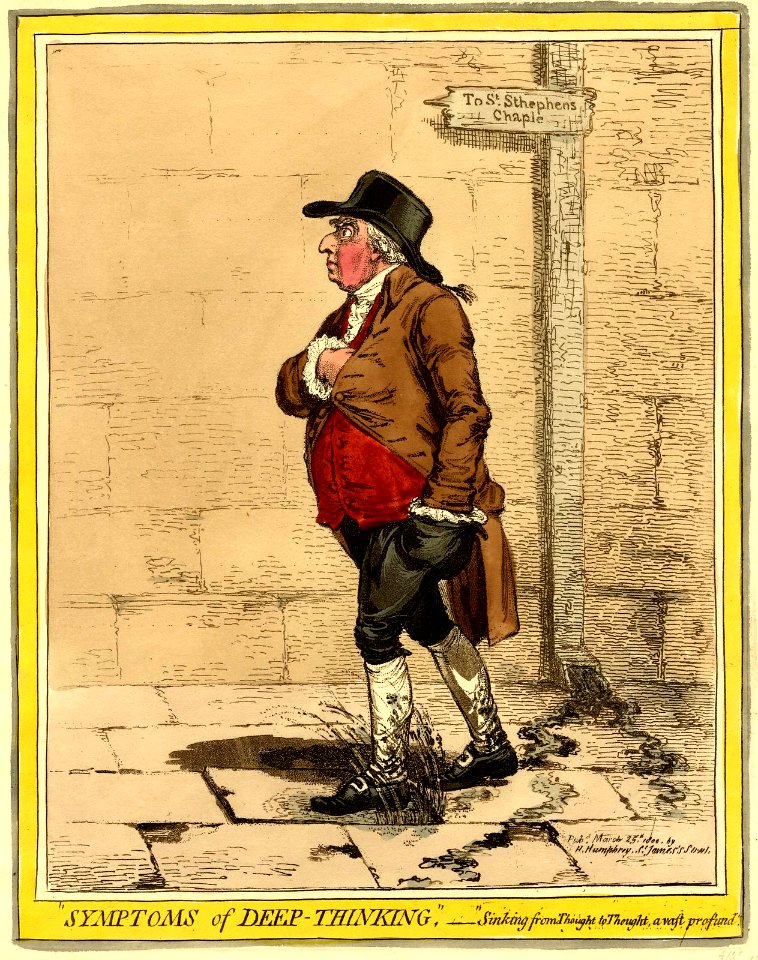 Symptoms of deep-thinking. (BM 1853,0112.1803)