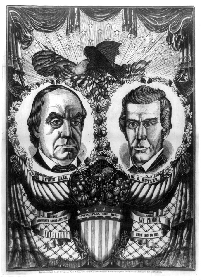 Principles, not men. The Democratic candidates for President and Vice President from 1849 to 1853 LCCN2003689288