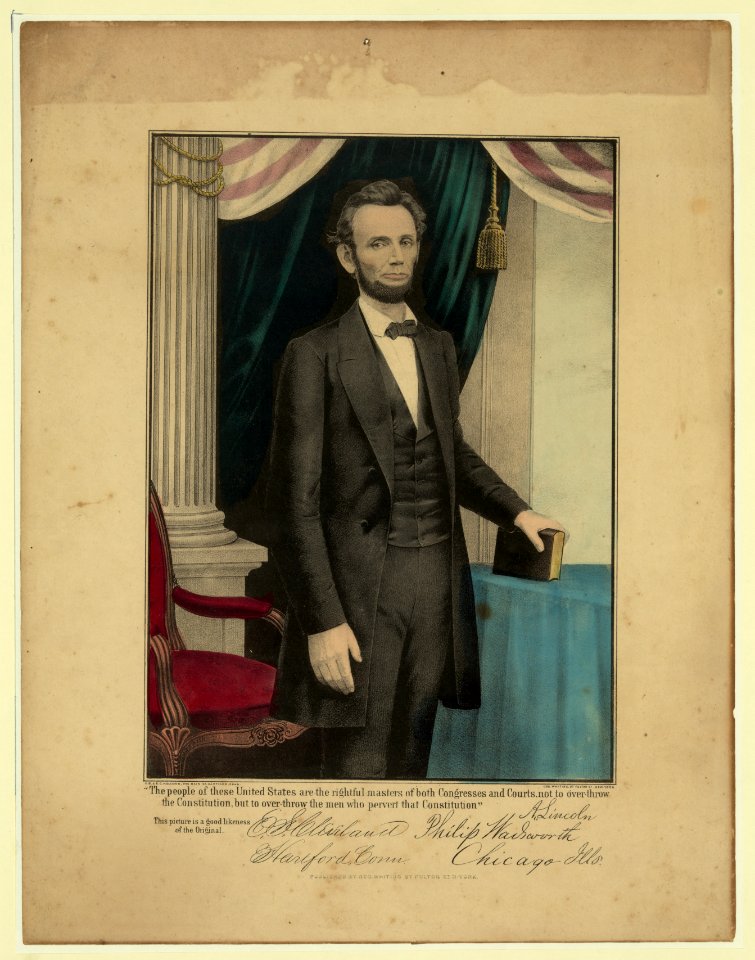 The people of these United States are the rightful masters of both congresses and courts, not to over-throw the Constitution, but to over-throw the men who pervert that Constitution - E.B. LCCN2008680376
