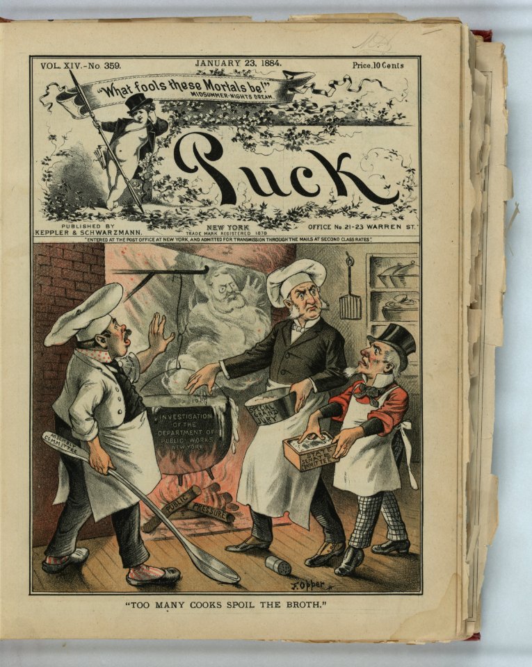 Too many cooks spoil the broth - F. Opper. LCCN2012645167