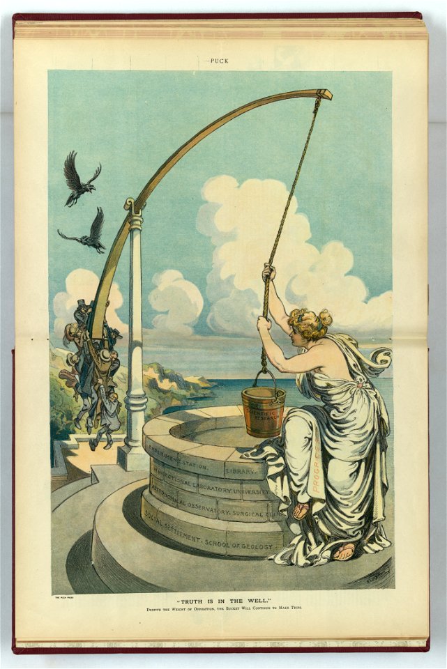 Truth is in the well - Keppler. LCCN2011647612