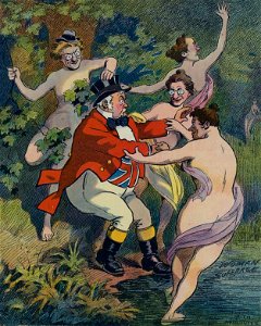 Women's suffrage art in 1913 - from, Come on in, John! The water's fine! - Ehrhart with apologies. LCCN2011649548 (cropped)