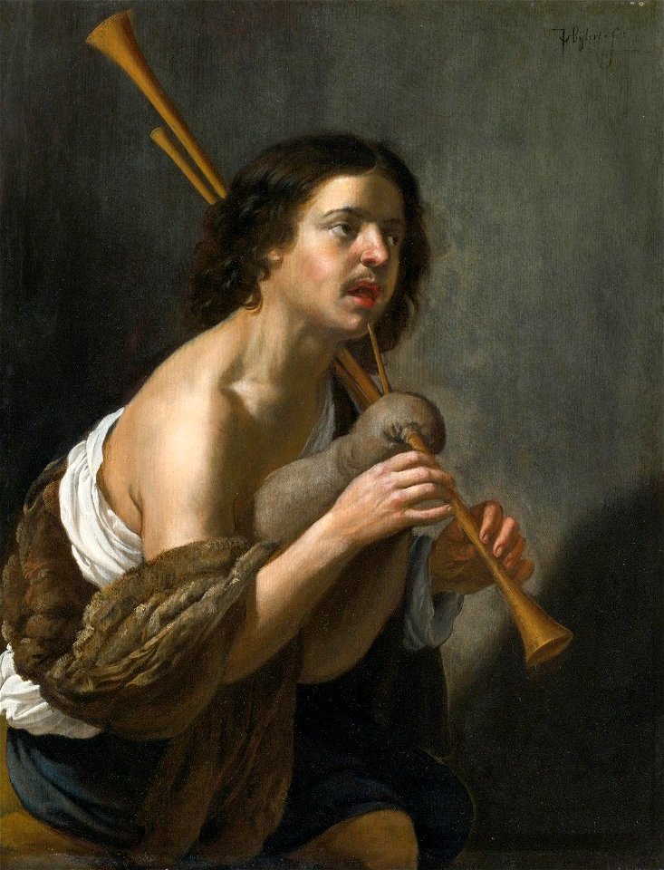 'A Bagpipe Player' by Jan van Bijlert