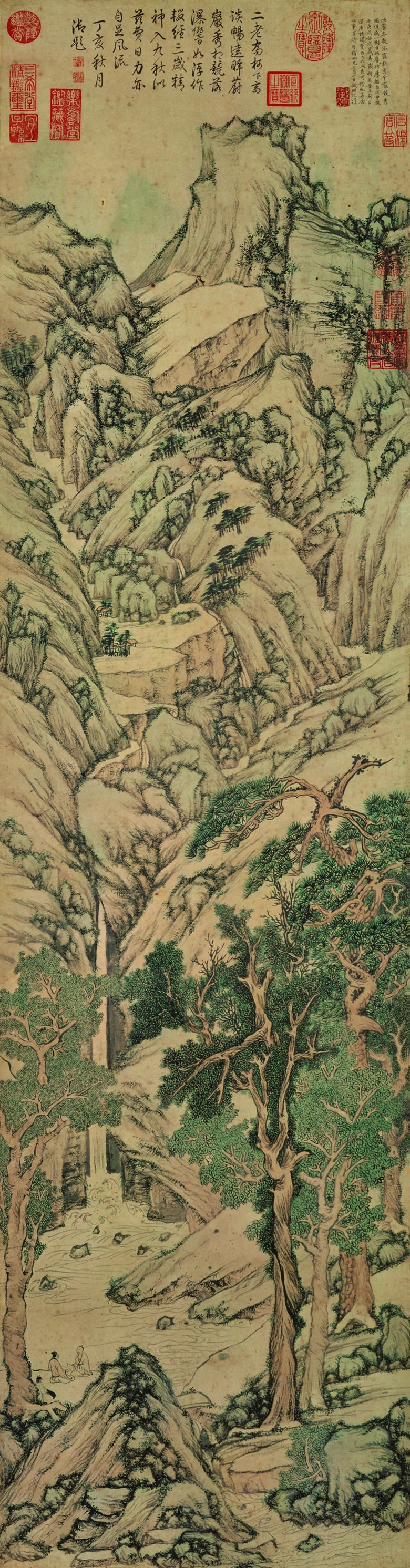 'A Thousand Cliffs Contend in Splendor' by Wen Zhengming