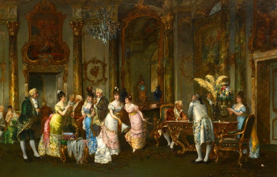 'A New Adornment' by Clément Pujol de Guastavino, 1878